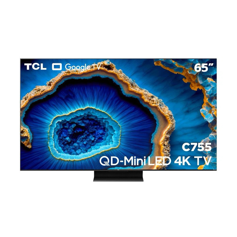TCL สมาร์ททีวี 65C755 ขนาด 65 นิ้้ว 4K Mini LED QLED Google TV C755 รับประกันศูนย์ไทย