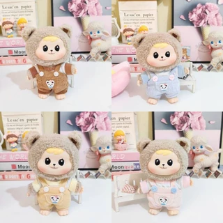 พร้อมส่งจากไทย รวมเสื้อผ้า ชุดเสื้อผ้าตุ๊กตาขนาด 17cm เปาโอ ลาบูบู้v1,2 ใส่ได้
