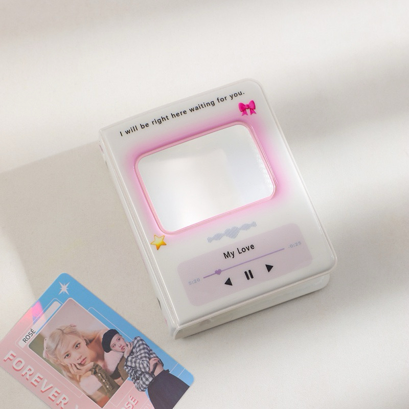 พร้อมส่ง🇹🇭แฟ้มการ์ดลายผีเสื้อ MP3 40ช่อง Hisocute แฟ้มการ์ดเล่ม แฟ้ม3นิ้ว สมุดการ์ด (AB) #L6