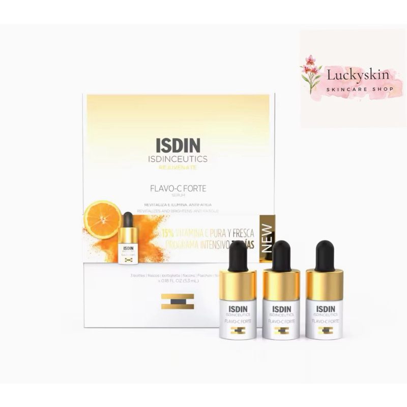 Code VDO ลด 30 % พร้อมส่ง Isdin Isdinceutics Flavo-C Forte ฉลากไทย ลอทใหม่ Exp 01/27