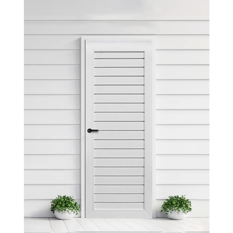 ประตู uPVC Eco-door ขนาด 80 x 200 ซม. มี 2 รุ่น TLW, TLW 1 แบบเจาะลูกบิด สีขาว สามารถใช้ได้ทั้งภายนอกและภายใน - รูปที่ 3