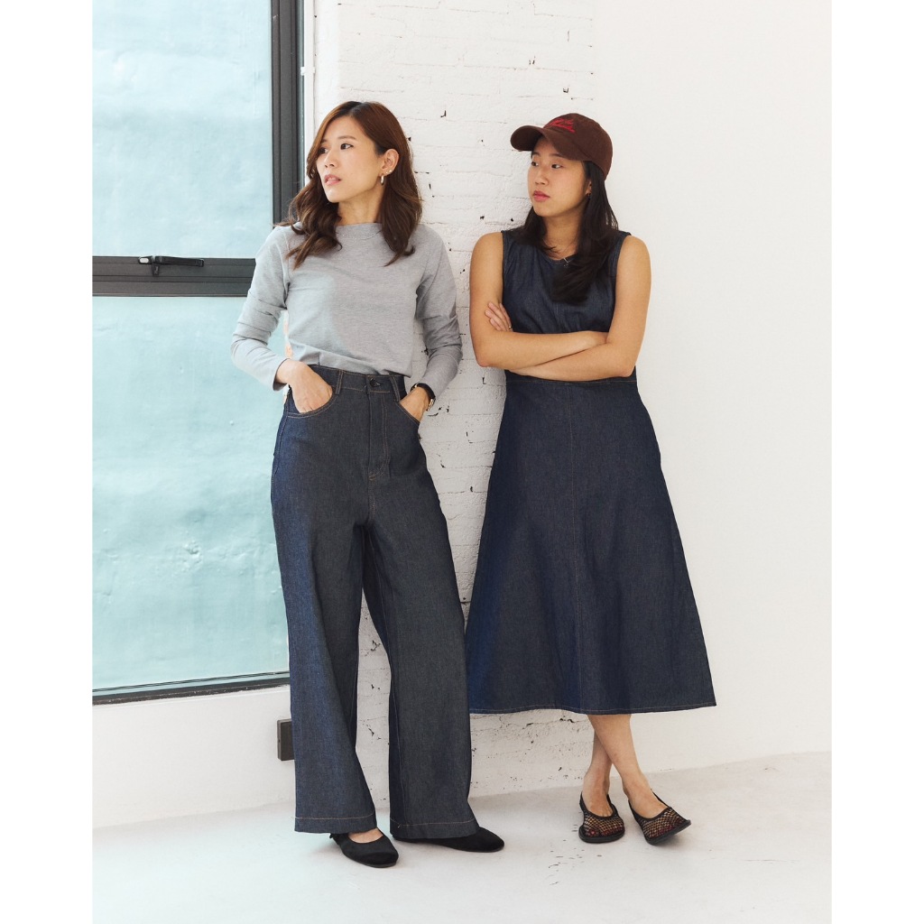 Pudee Billy Denim Pants กางเกงยีนส์ขายาวเอวสูง (รอตัด 7-14 วัน) - รูปที่ 4