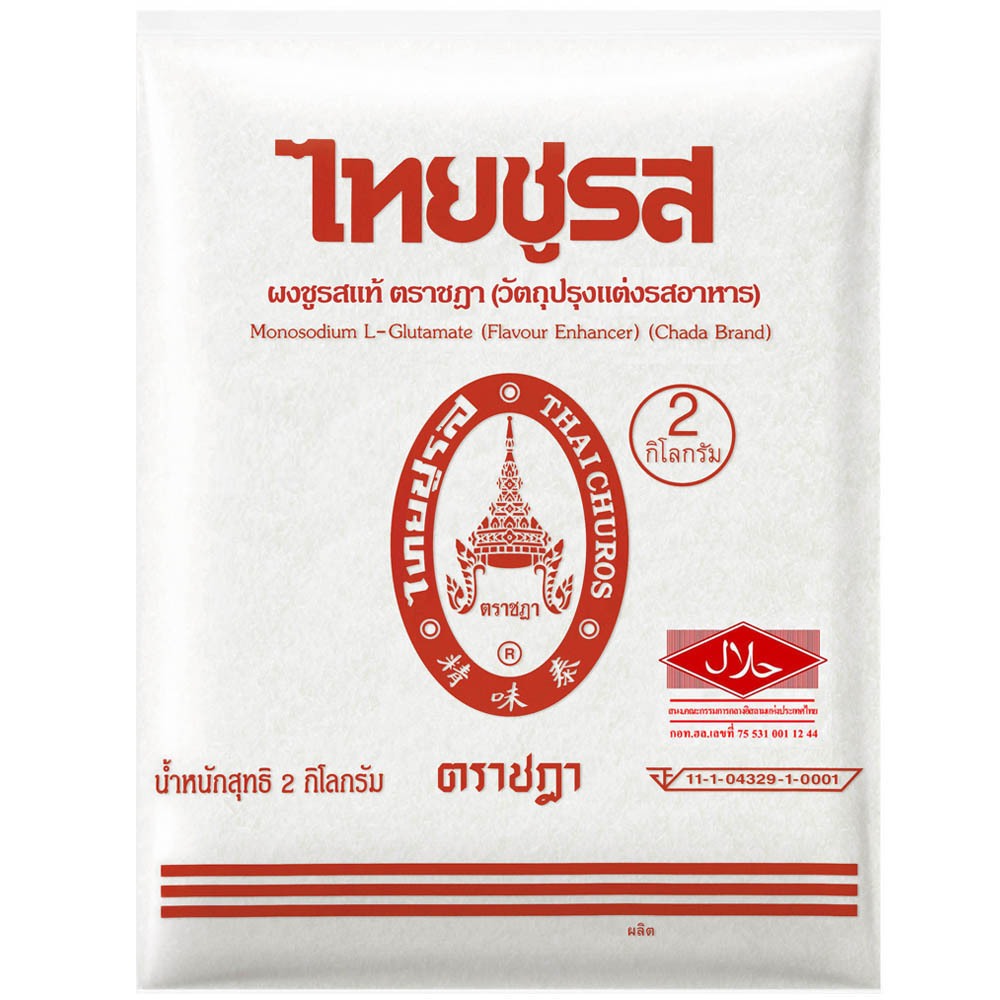 ไทยชูรส ผงชูรส ตราชฎา ขนาด 2000 กรัม