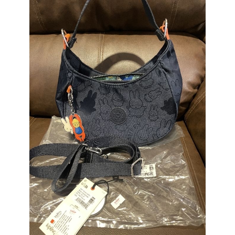 Kipling Nella Crossbody Bag - Miffy Navy Jacquard