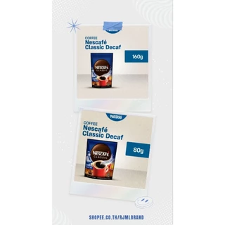 ☕️Nescafe Decaf💙 3 ขนาด 20g 80g 160g Non Caffeine Coffee เนสคาเฟ่ กาแฟดีแคฟ เนสกาแฟ ดีคาฟ กาแฟไม่มีคาเฟอิน
