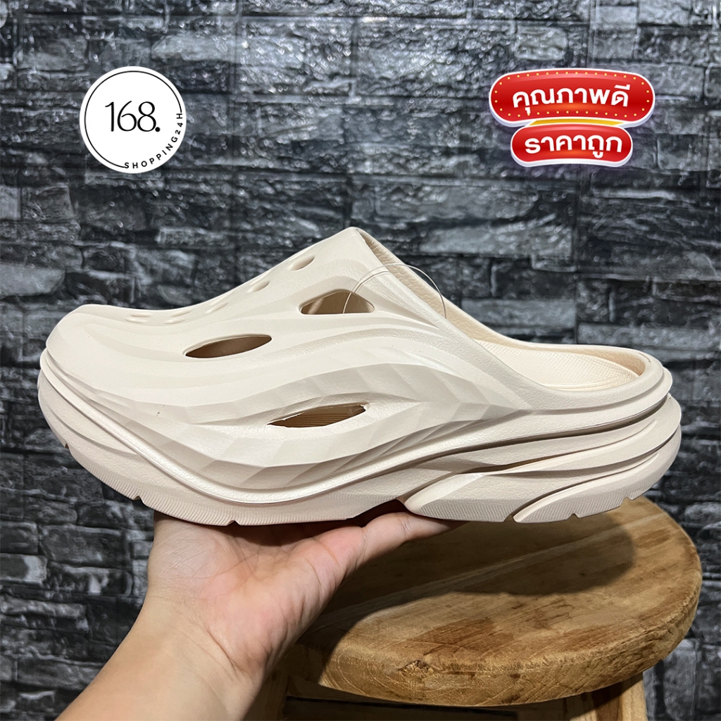 รองเท้าแตะ ผู้ชาย Hoka 2024 ใส่สบายสำหรับ วัสดุผลิตจากยางแท้100% Size M7-M11
