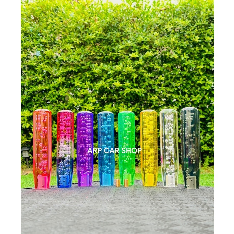 หัวเกียร์ คริสตัล (ทรงเหลี่ยม แบบเกลียว) ใส่ได้ทุกรุ่น รถเก๋ง รถกะบะ  (ยกเว้นเกียร์ออโต้แบบมีปุ่มกด)