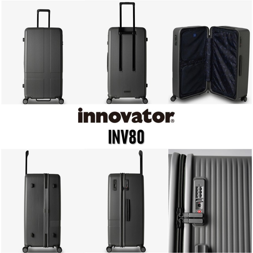 INNOVATOR INV20 / INV30 / INV50 / INV80 / INV90 Front Open Dual-wheel PC Zippered Luggage กระเป๋า ราคา ถูกที่สุด ดีลบีเคเค แกลเลอรีภาพที่ 5
