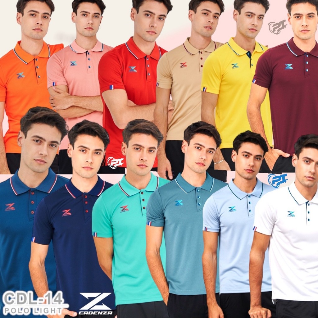 เสื้อโปโลชาย คาเดนซ่า cadenza รุ่น CDL-14ใหม่ มี14สี