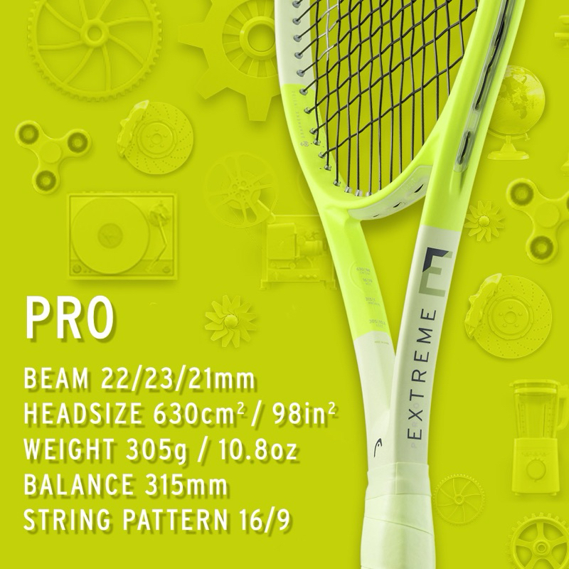 ไม้เทนนิส HEAD EXTREME PRO 2024 (สินค้าสั่งขึ้นเอ็นตามออเดอร์ ไม่รับเปลี่ยน หรือคืน)