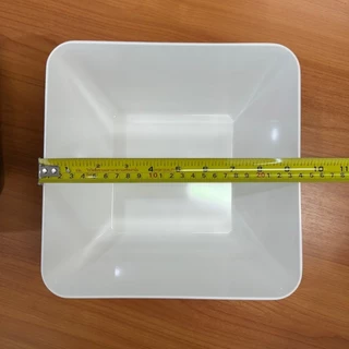 SB Melamine ชามสลัดสี่เหลี่ยมมุมมน สำหรับใส่เครื่องปรุง ผัก ขนาด 7.5, 9.5 นิ้ว B874