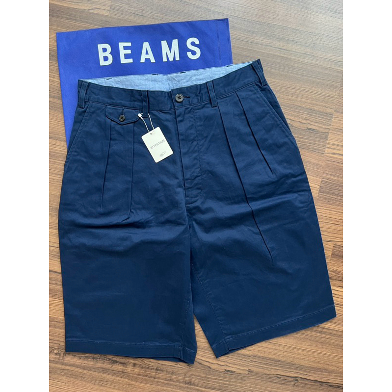 กางเกงขาสั้นสีน้ำเงิน แบรนด์ Beams Japan 🇯🇵 ไซส์ M ของใหม่&แท้