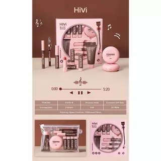 {เซต} HiVi 6IN1 Fashion Make-up Music Gift Set เซตเครื่องสำอาง เนียนนุ่ม ครีเอทลุคแมทต์ให้ใบหน้า