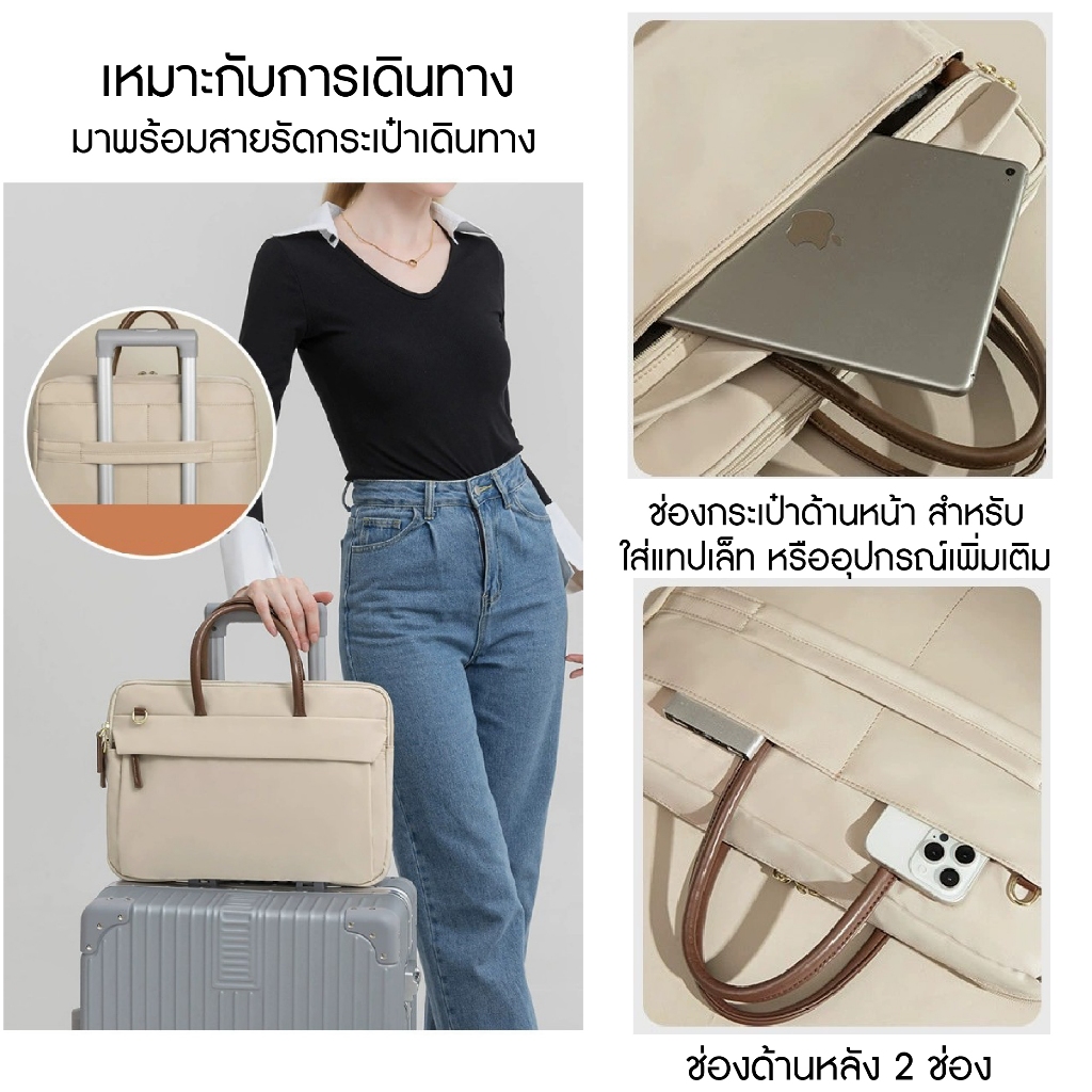 Longchamp Style กระเป๋าโน๊ตบุ๊ค คอมพิวเตอร์ แล็ปท็อป notebook Laptop Computer case Asus Lenovo Acer
