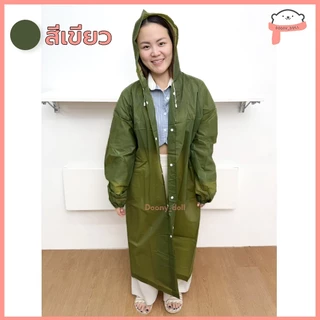 📍 มี6สี 📍 ชุดกันฝน เสื้อกันฝน EVA กันน้ำ แบบหนา เสื้อกันฝนผู้ใหญ่ เนื้อหนา หนัก140 กรัม Rain coats
