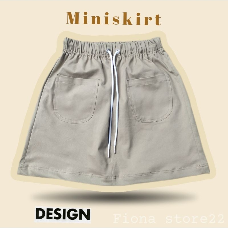 Mini skirt ✨กระโปรงสั้นมินิมอล คอตตอนหนา