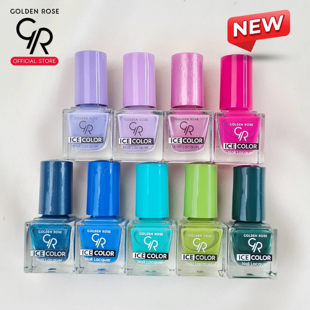 Golden Rose/โกลเด้น โรส สีทาเล็บ ไอซ์ เนลล์ 6 มล. Golden Rose Ice Nail Lacquer