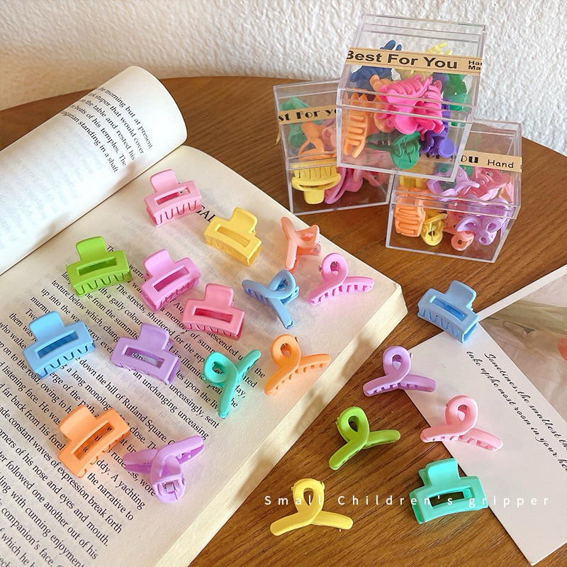 A1007 กิ๊บแฟชั่นสีลูกกวาด คละแบบ คละสี 2.5ซม. พร้อมส่งในไทย