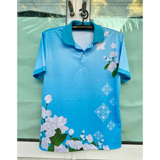 เสื้อวันแม่สีฟ้าใส่ทำงานใส่ได้ทั้งชายและหญิง