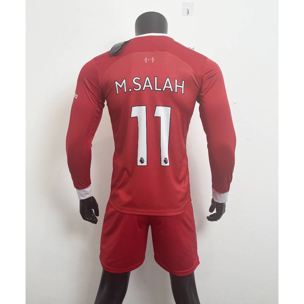 ชุดฟุตบอล ชุดกีฬา กำลังกายผู้ใหญ่ หงส์แดง 2024/2025 (เสื้อ+กางเกง) เกรด A