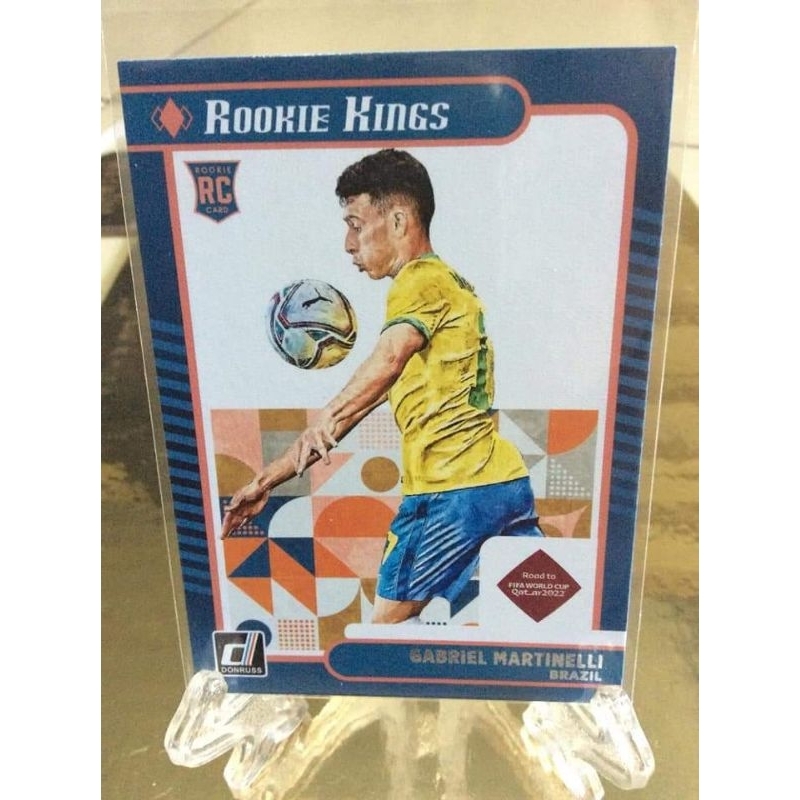 การ์ด​ฟุตบอล​ ชุดGABRIEL MARTINELLI RC.4ใบ
