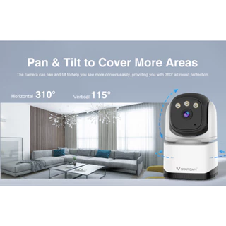 Vstarcam CS995 ใหม่ล่าสุด กล้องวงจรปิดไร้สาย Indoor Wi-Fi Security Camera ความละเอียด 3MP มีระบบ AI+