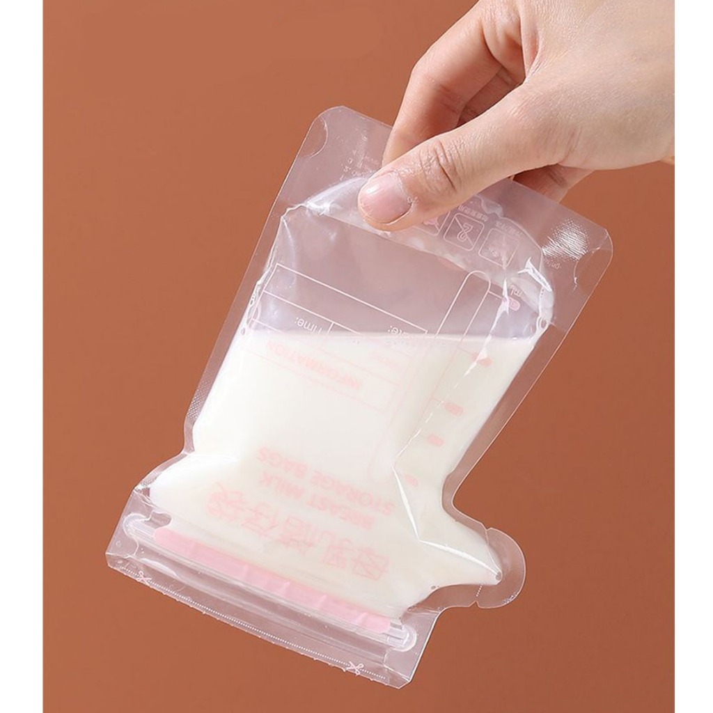 【กรุงเทพจัดส่งสินค้า】30ชิ้น* ถุงเก็บน้ำนมแม่ ซองหนาทนทานไม่เน่าเสียราคาถูก 100ML/150ML/200ML/250ML - รูปที่ 5