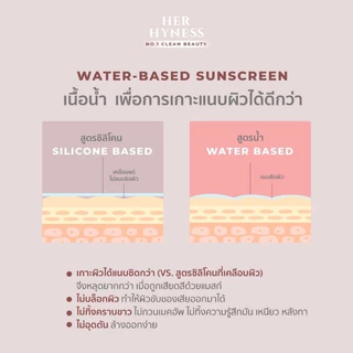 HER HYNESS ROYAL HYA WATER SUNSCREEN เฮอ ไฮเนส กันแดด SPF50+ PA++++ 30 ml. ครีมกันแดด