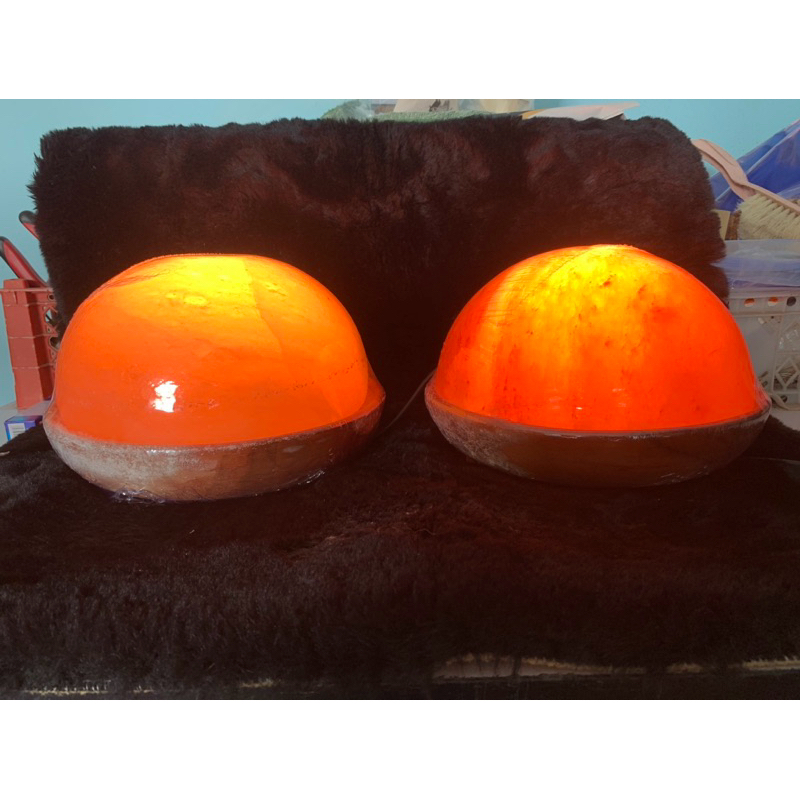 โปรคู่! ได้เลย2 ชิ้น สปาเท้าหิมาลัย ดีท็อก ช่วยเลือดหมุนเวียน ขนาด6-6.5โล พร้อมสายไฟครบชุด ของดีจากปากีสถาน