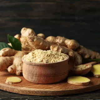 ขิงผง 100% ​ไม่ผสมน้ำตาล Ginger powder 150 กรัม เครื่องเทศ และเครื่องปรุงรส ตรา ปราชญา