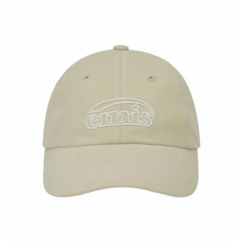 รุ่นใหม่ หมวก Emis White Stitch Ball Cap สี Light Beige ของแท้ 100% พร้อมส่ง