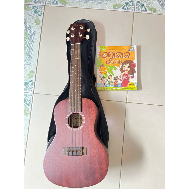 ukuleleอูคูเลเล่Summco  รุ่น UK-241 ไม้มะฮอกกานี แถมฟรีหนังสือ easy guide : how to play Ukulele ฟรี 