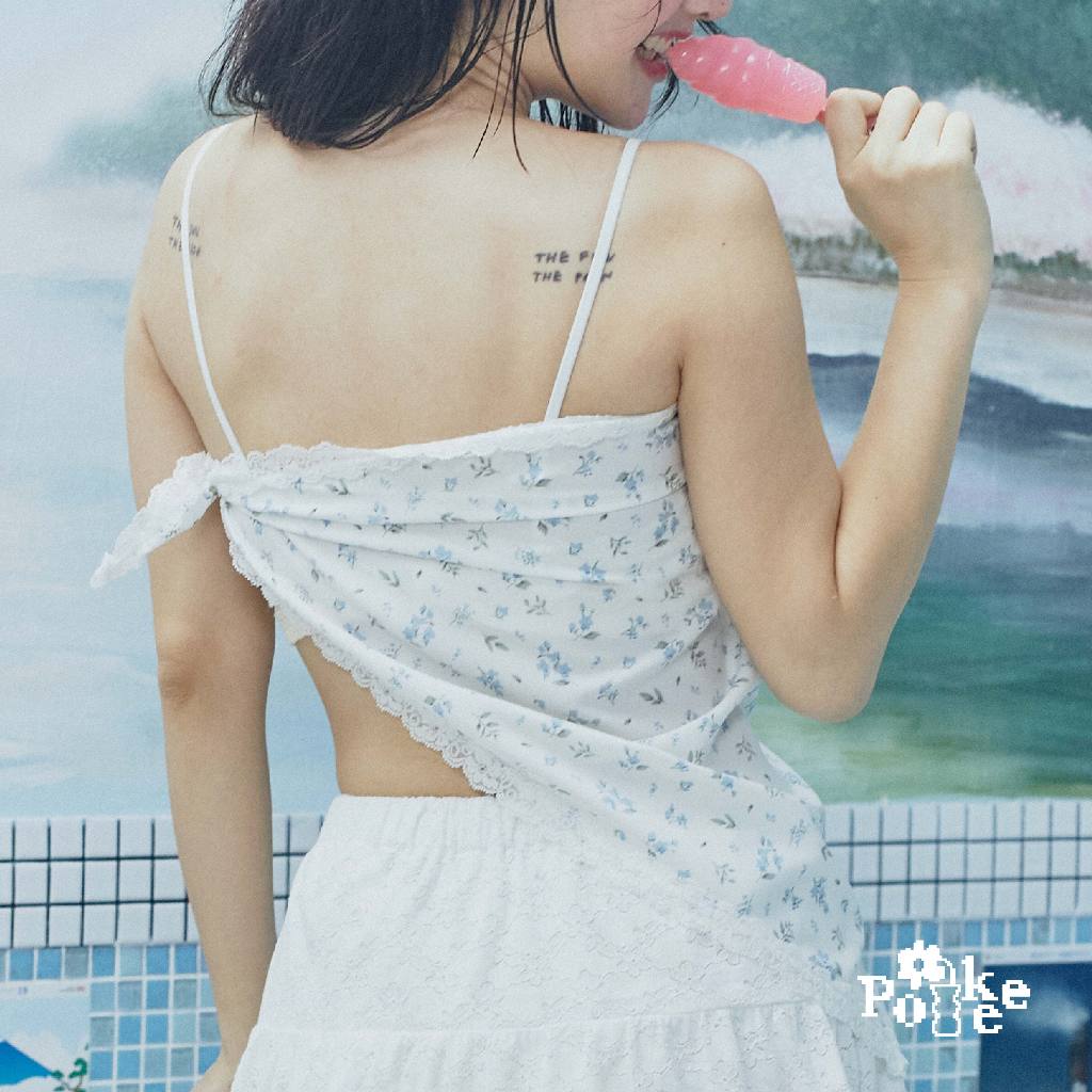 POKEE | LACE BONNET ผ้าสามเหลี่ยมอเนกประสงค์