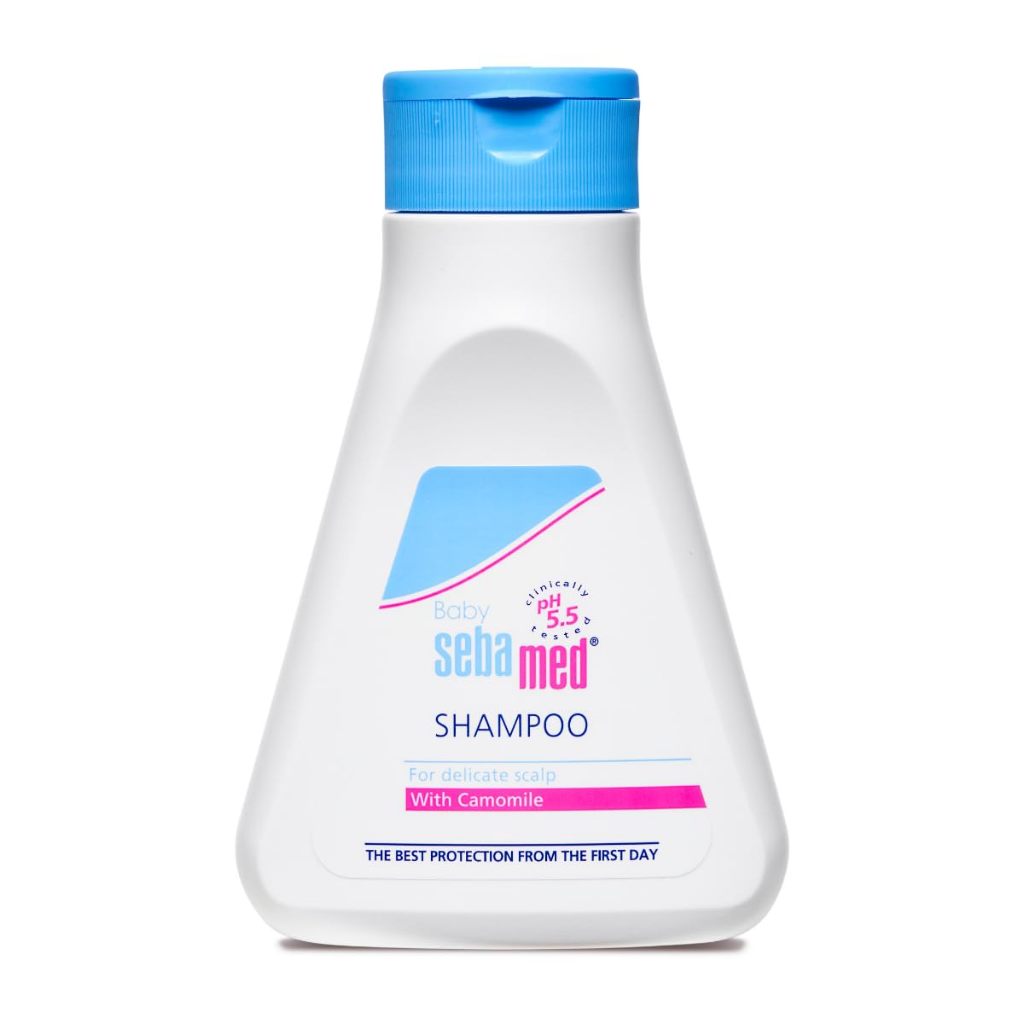 Sebamed baby shampoo for delicate scalp with camomile 150ml แชมพูสระผมสำหรับเด็ก