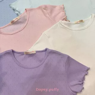 D04 เสื้อยืดคอกลมทรงbabytee - งานฉลุ 🌷