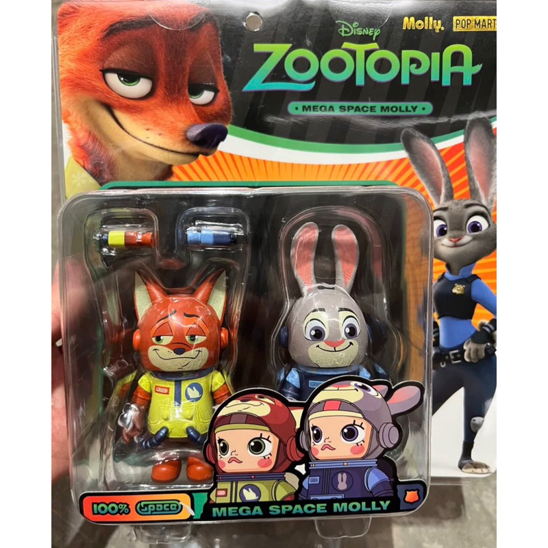 พรีออเดอร์ popmart molly space x zootopia มือ 1