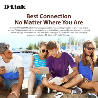 D-Link DWR-930M Mobile Router(ไวไฟพกพา) 4G AX300 แบตเตอรี่ 3000mAh
