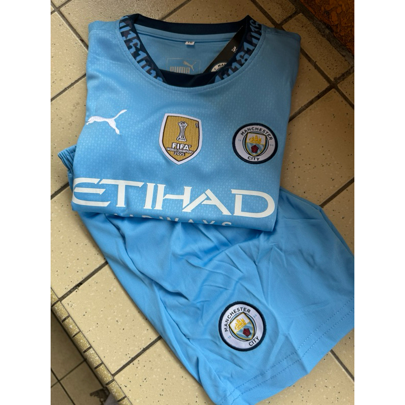เสื้อบอลเด็ก Man City