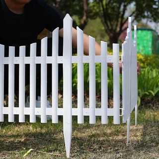 รั้วตกแต่งสวน รั้ว รั้วพลาสติก รั้วกั้น DIY รั้วพลาสติกตกแต่งสวน รั้วพลาสติกตกแต่งสวน