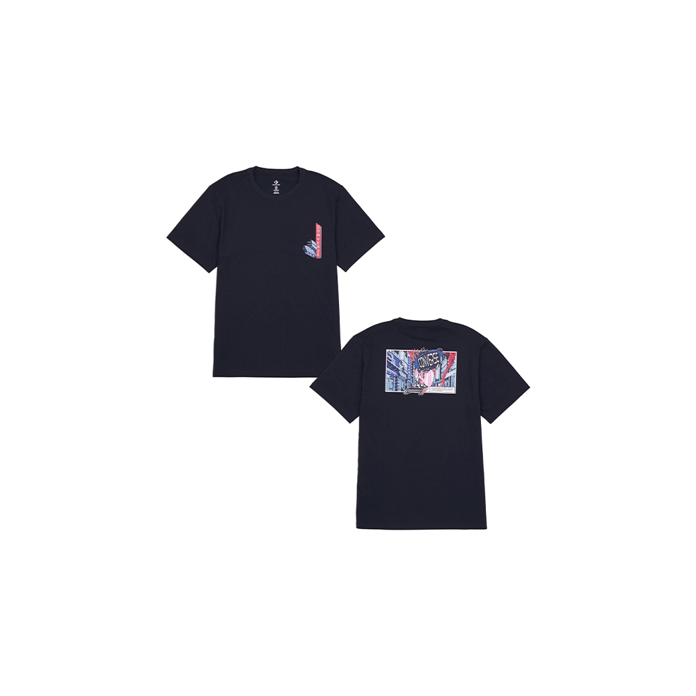 CONVERSE เสื้อ รุ่น CONVERSE COMIC TEE BLACK - 1326685AM_F4BKXX (10026685-A01)