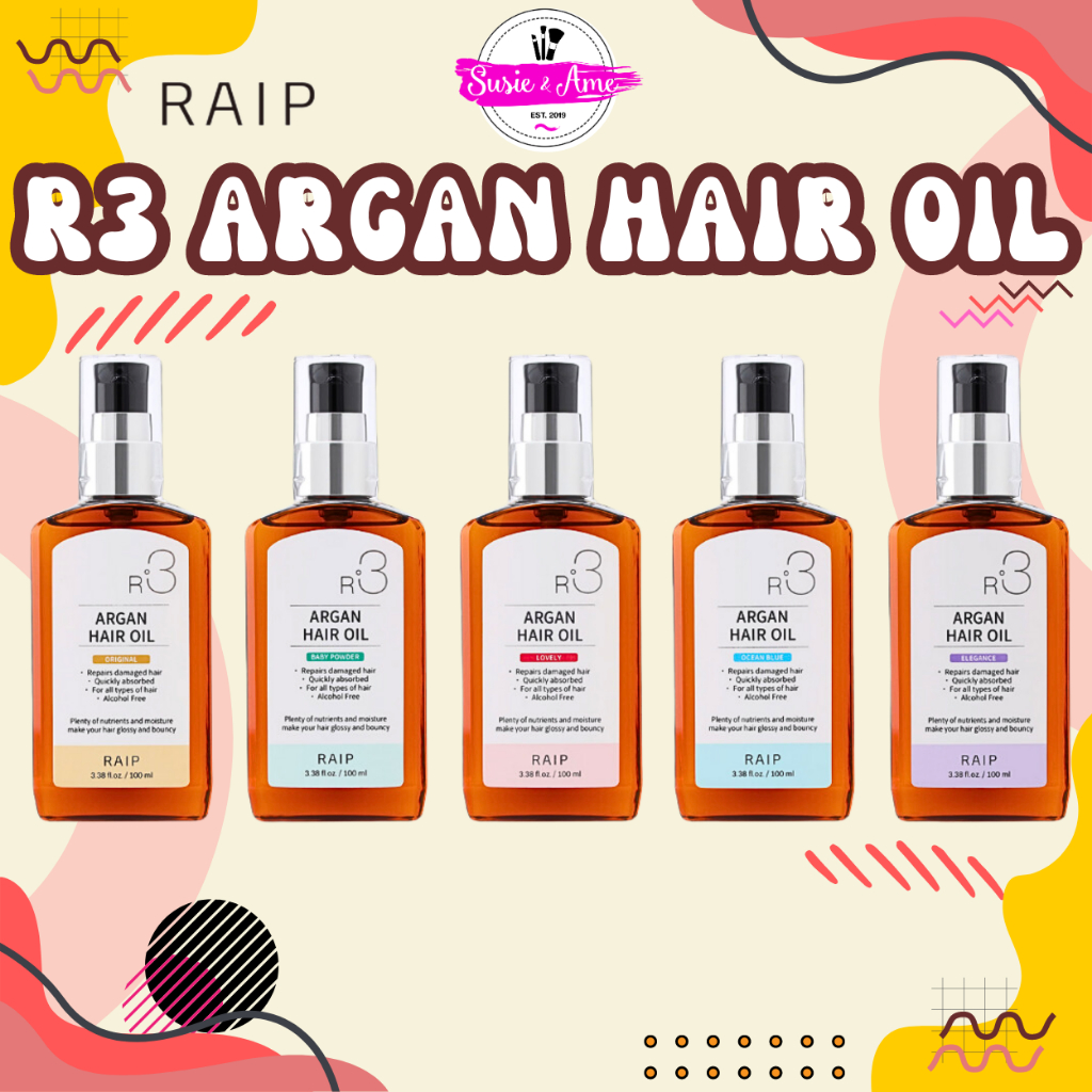 ลดเพิ่มสูงสุด100 Raip R3 Argan Hair Oil 100ml.