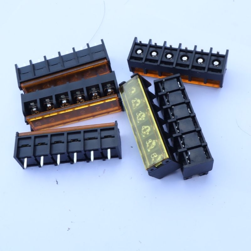 terminal HB9500 6Pin เทอร์มินอล 6ขา สำหรับแผงวงจร มีฝาปิด