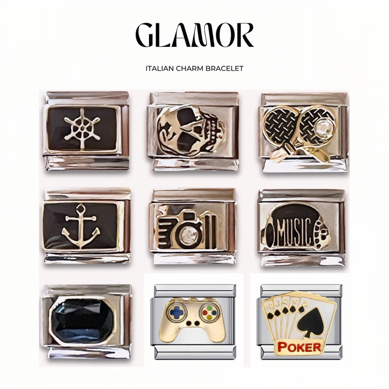 ชาร์ม กำไล Italian Charm Bracelet
