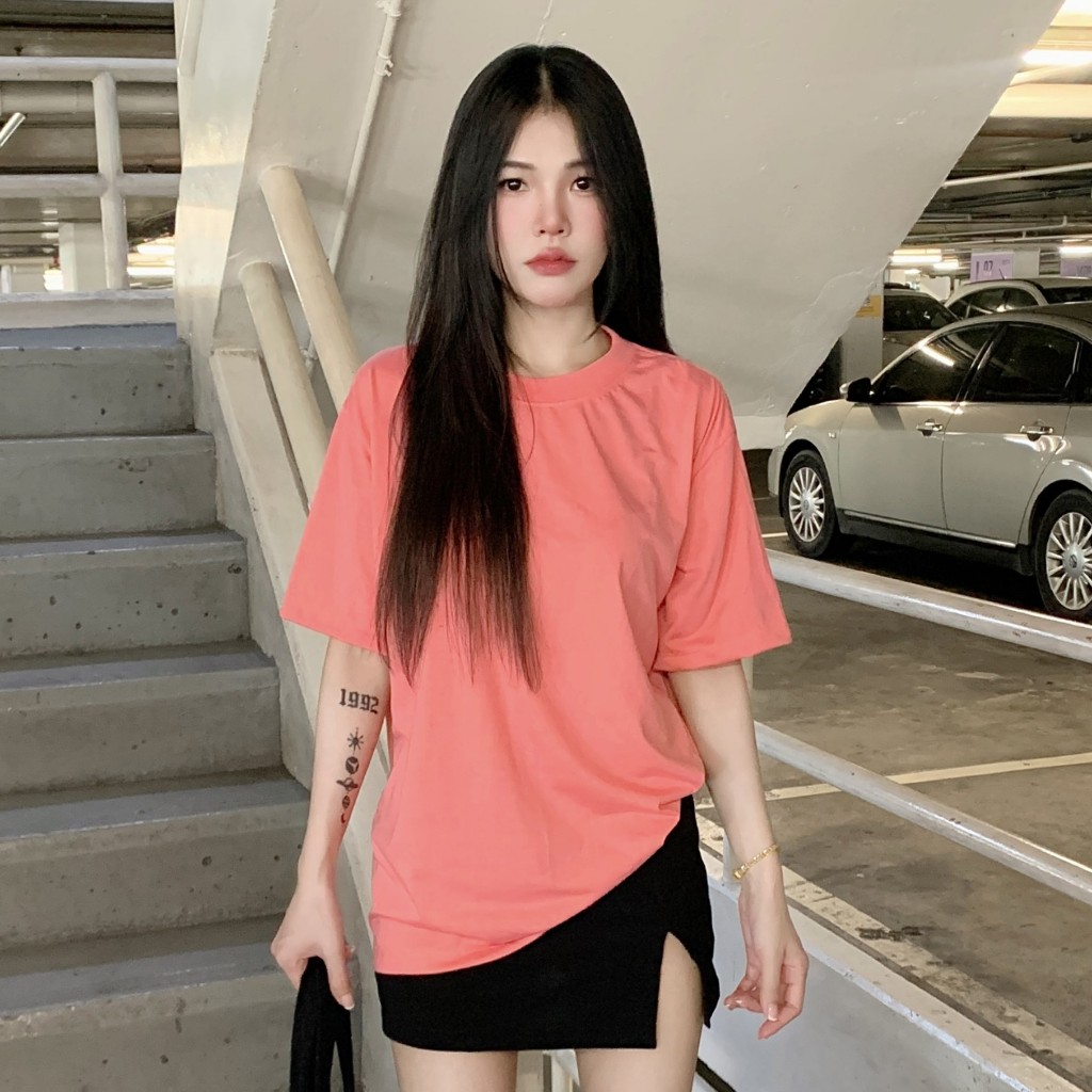 SpinnyHouse เสื้อยืดคอกลมแขนสั้้น UNISEX นุ่มยืด   ไม่หดไม่ต้องรีด มีหลายไซส์ Yuedyun รุ่น นุ่มยืด ราคา ถูกที่สุด ดีลบีเคเค แกลเลอรีภาพที่ 6