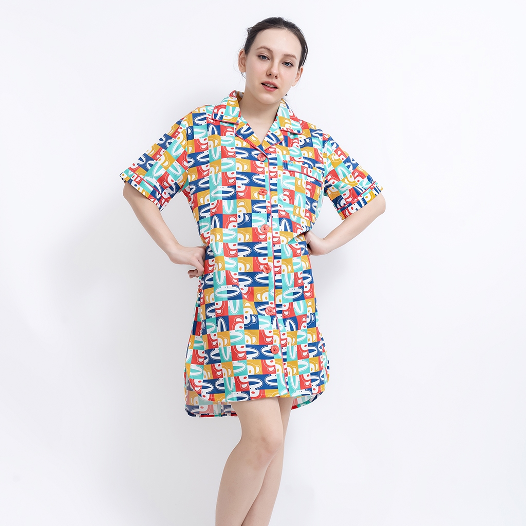 PAUL FRANK ชุดนอนกระโปรง WOMENS THE HOUSE OF PAUL FRANK SS DRESS