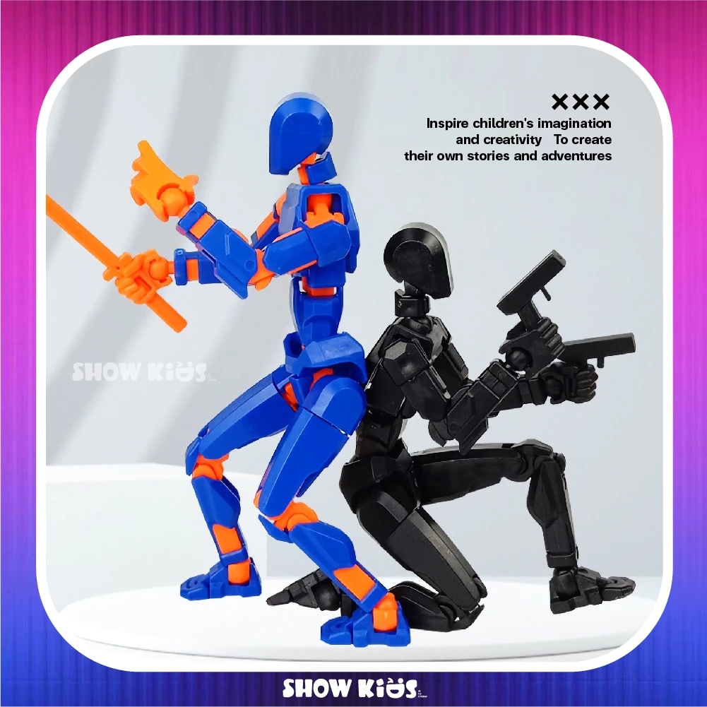 โมเดลตุ๊กตาฟิกเกอร์ Lucky 13 Dummy T13 3D DIY ของเล่นสําหรับเด็ก thumbnail 7