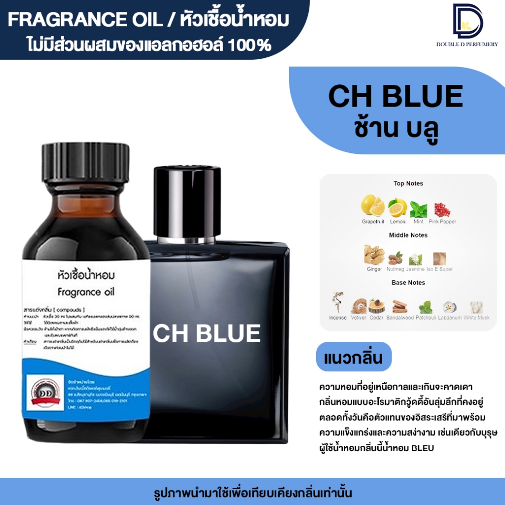 หัวเชื้อน้ำหอม กลิ่น ชาร์ส บลู ( CH BLUE)