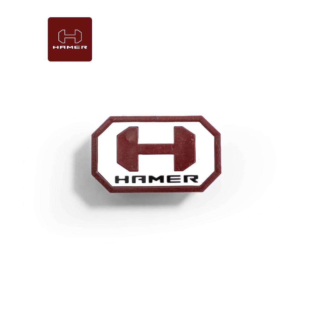 HAMER4x4 โลโก้ Hamerใส่กันชนหน้า+กันชนท้าย (ราคา/ชิ้น)