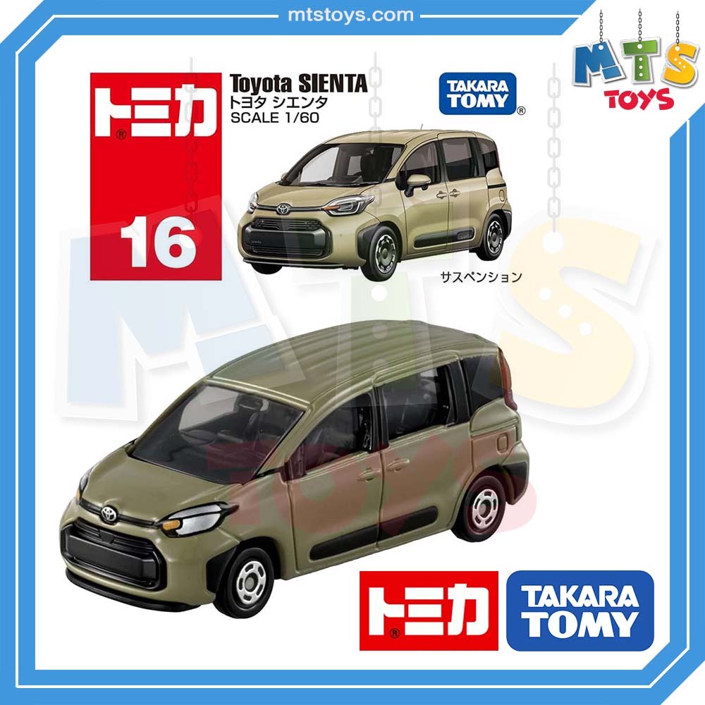 **MTS Toys**Takara Tomy : Tomica no.16 Toyota Sienta ของเเท้จากญี่ปุ่น