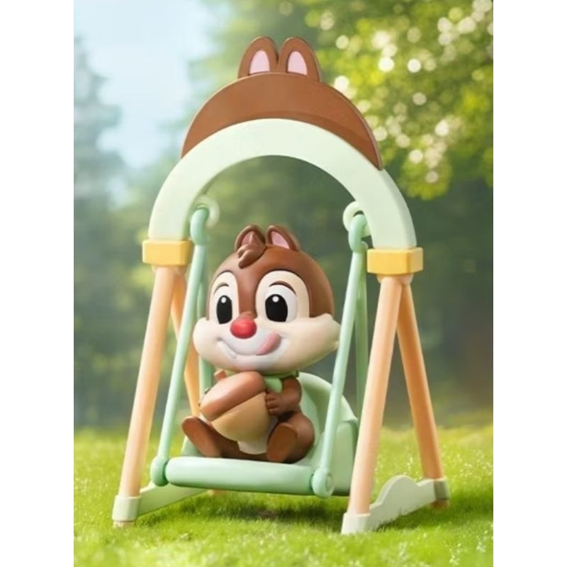 กล่องจุ่ม popmart chip a dale  เปิดเเล้ว อุปกรณ์ยังไม่เเกะ